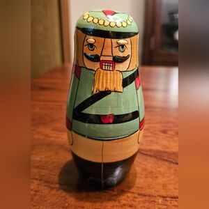 Handcrafted Nutcracker Figurine - Multicolor